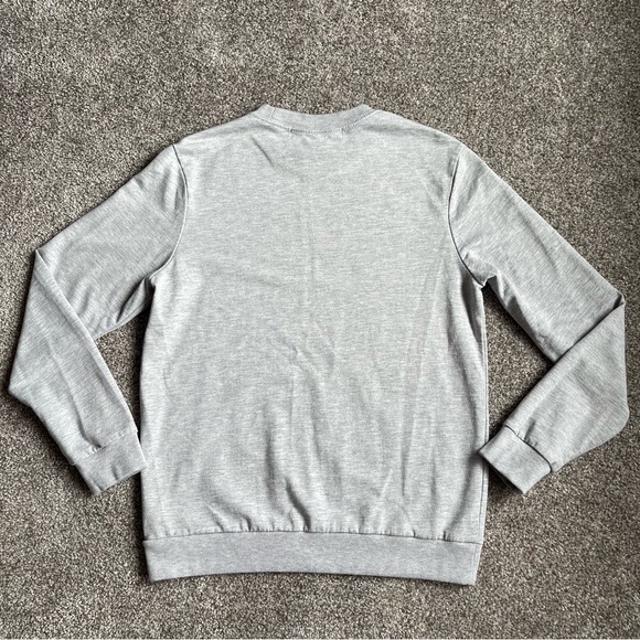 Y-3 YOHJI YAMAMOTO Classic Crewneck Sz M In Medium Grey Heather - Picture 8 of 10